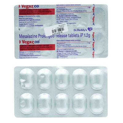 Vegaz OD Tablet 10's, Pack of 10 TABLETS