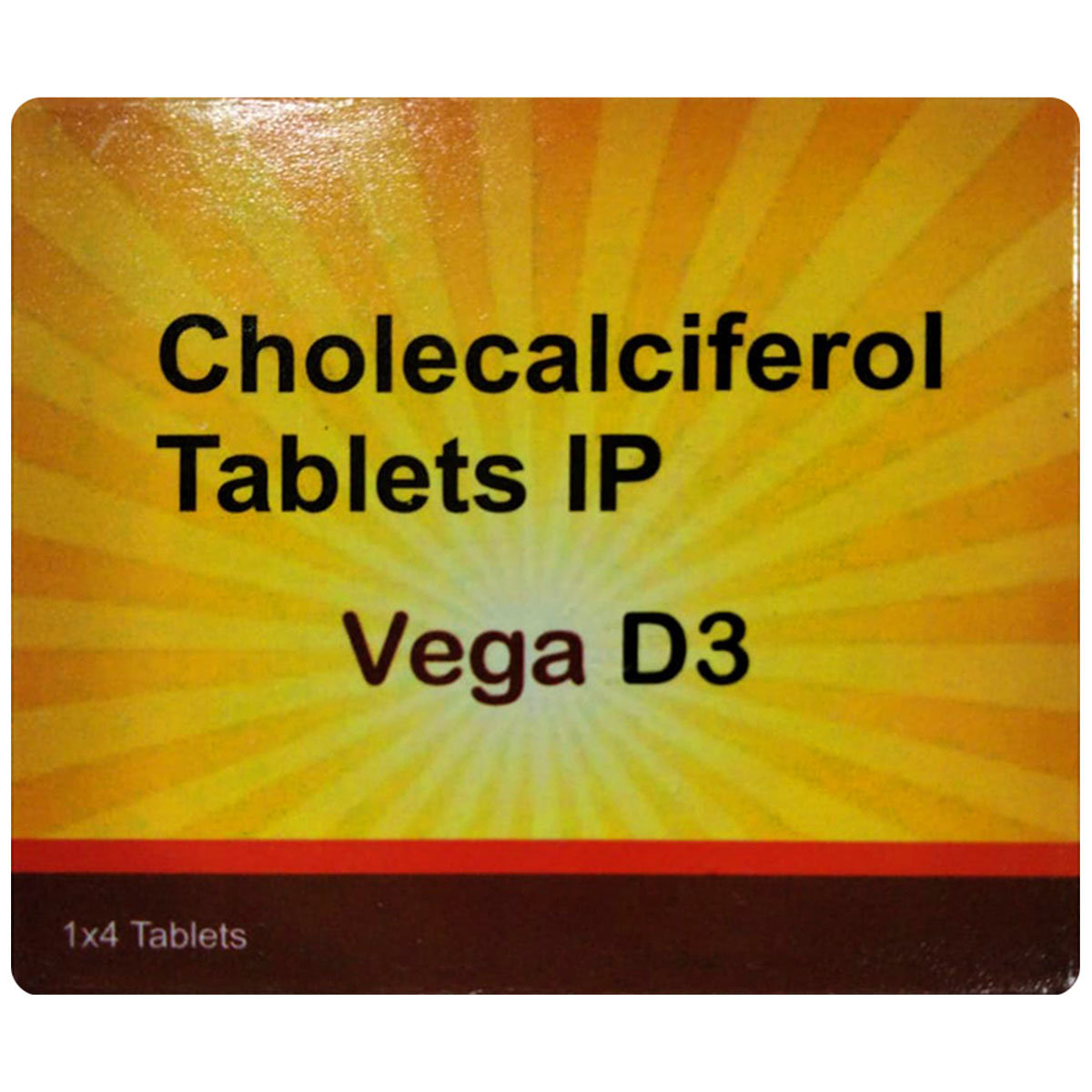 Vega D3 Tablet 4's, Pack of 4 Vega D3 Tablet 4's, Pack of 4