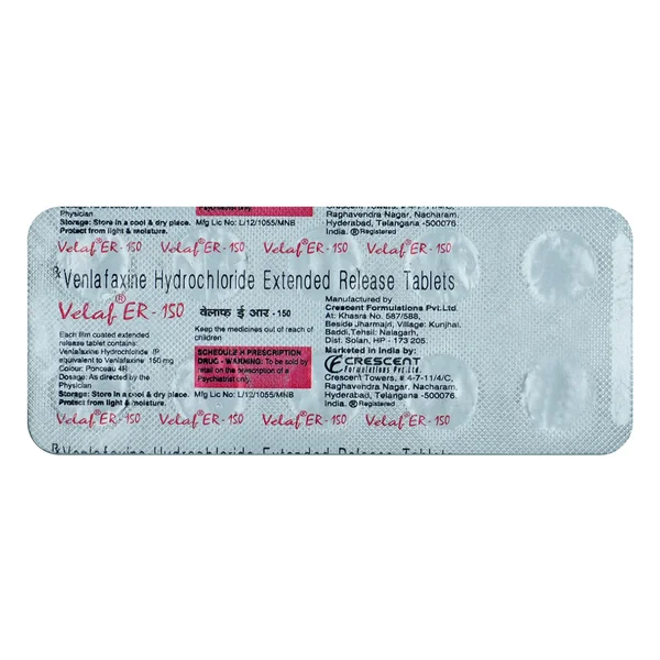 Velaf ER 150 Tablet 10's