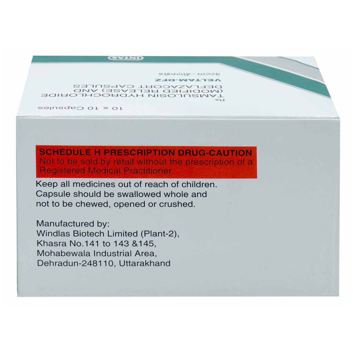 Veltam-DFZ Capsule 10's, Pack of 10 Veltam-DFZ Capsule 10's, Pack of 10