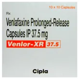 Venlor XR 37.5 Capsule 10's, Pack of 10 CapsuleS