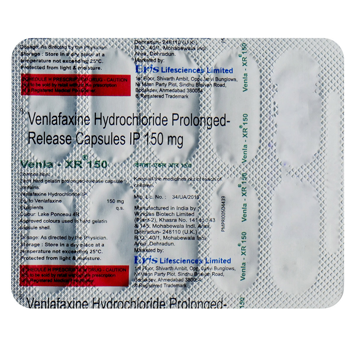 Buy Venla-XR 150 Tablet 10's Online