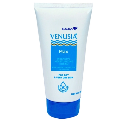 Venusia Max Intensive Moisturizing Cream 150 gm | With Unique Combination Of Butters | Long Lasting Moisturization | Non Greasy | For Dry To Very Dry Skin, Pack of 1