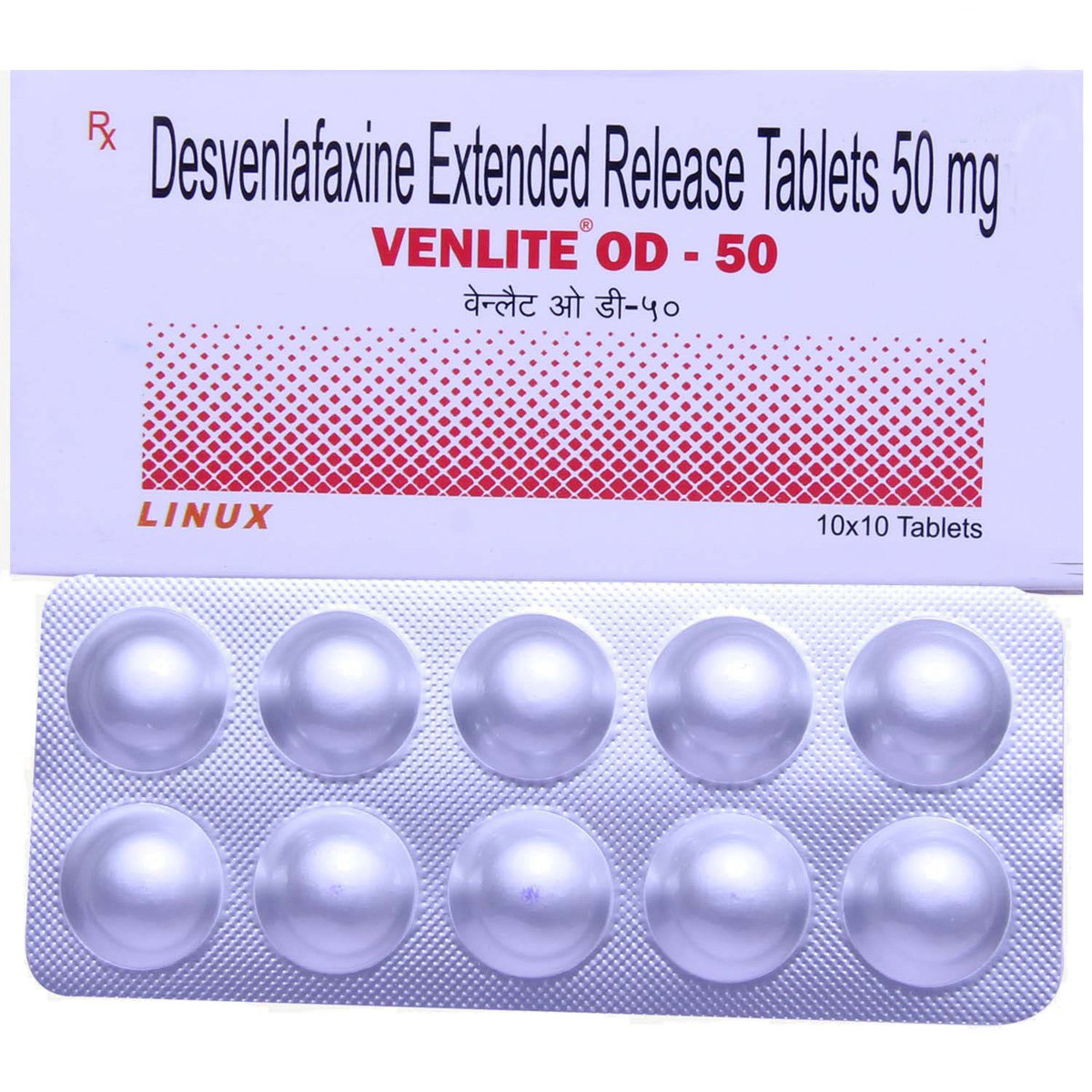 Venlite OD 50 Tablet 10's, Pack of 10 TABLETS Venlite OD 50 Tablet 10's, Pack of 10 TABLETS