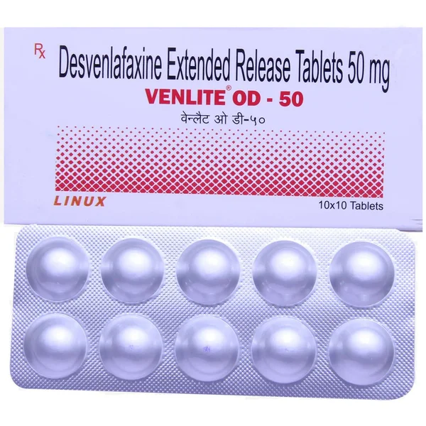 Venlite OD 50 Tablet 10's, Pack of 10 TABLETS