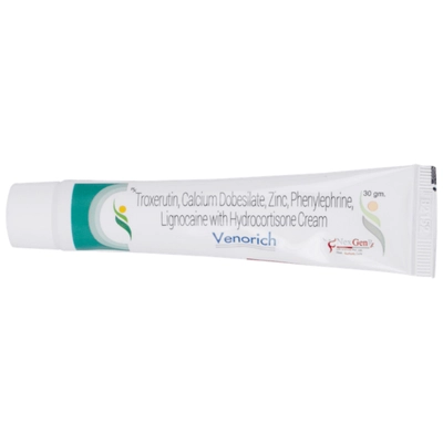 Venorich Cream 30Gm, Pack of 1 CREAM