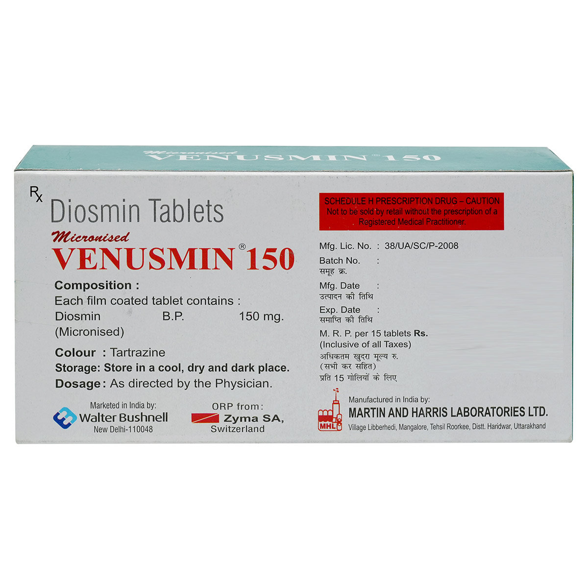 Venusmin 150 Tablet 15's, Pack of 15 TabletS Venusmin 150 Tablet 15's, Pack of 15 TabletS