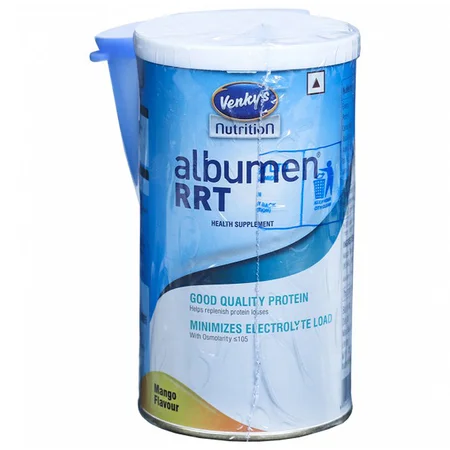 Venkys Albumen RRT Mango Flavour Powder, 400 gm