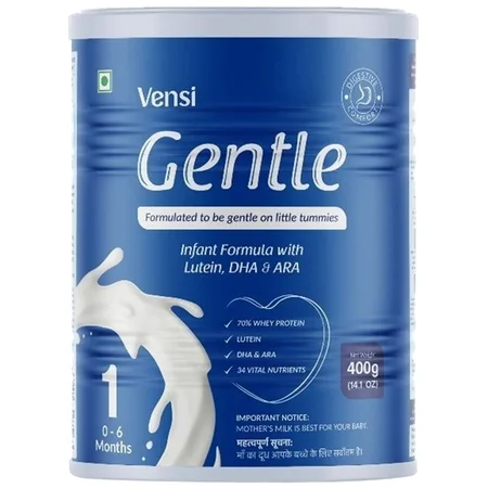 Vensi Gentle Infant Formula Stage 1 Powder, 400 gm Tin