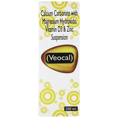 Veocal Suspension 200 ml, Pack of 1 LIQUID