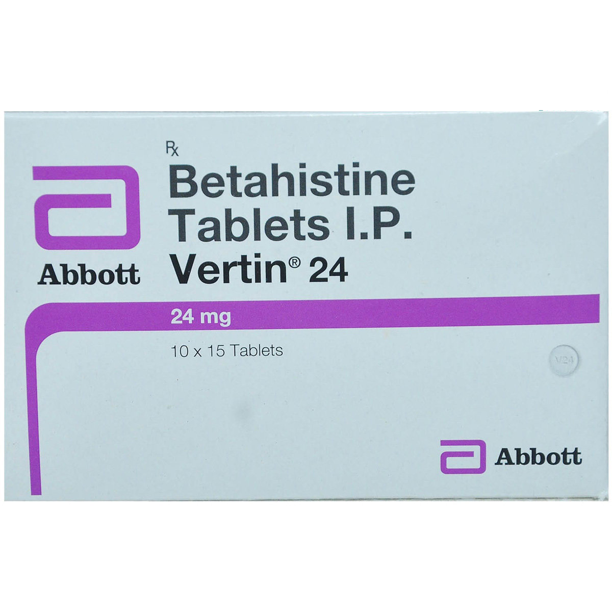 Vertin 24 Tablet 15's, Pack of 15 TABLETS Vertin 24 Tablet 15's, Pack of 15 TABLETS