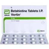 Vertin 8 mg Tablet 15's, Pack of 15 TABLETS