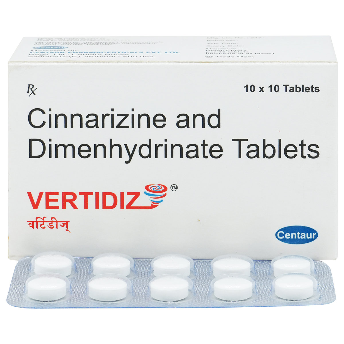 Vertidiz Tablet 10's Vertidiz Tablet 10's