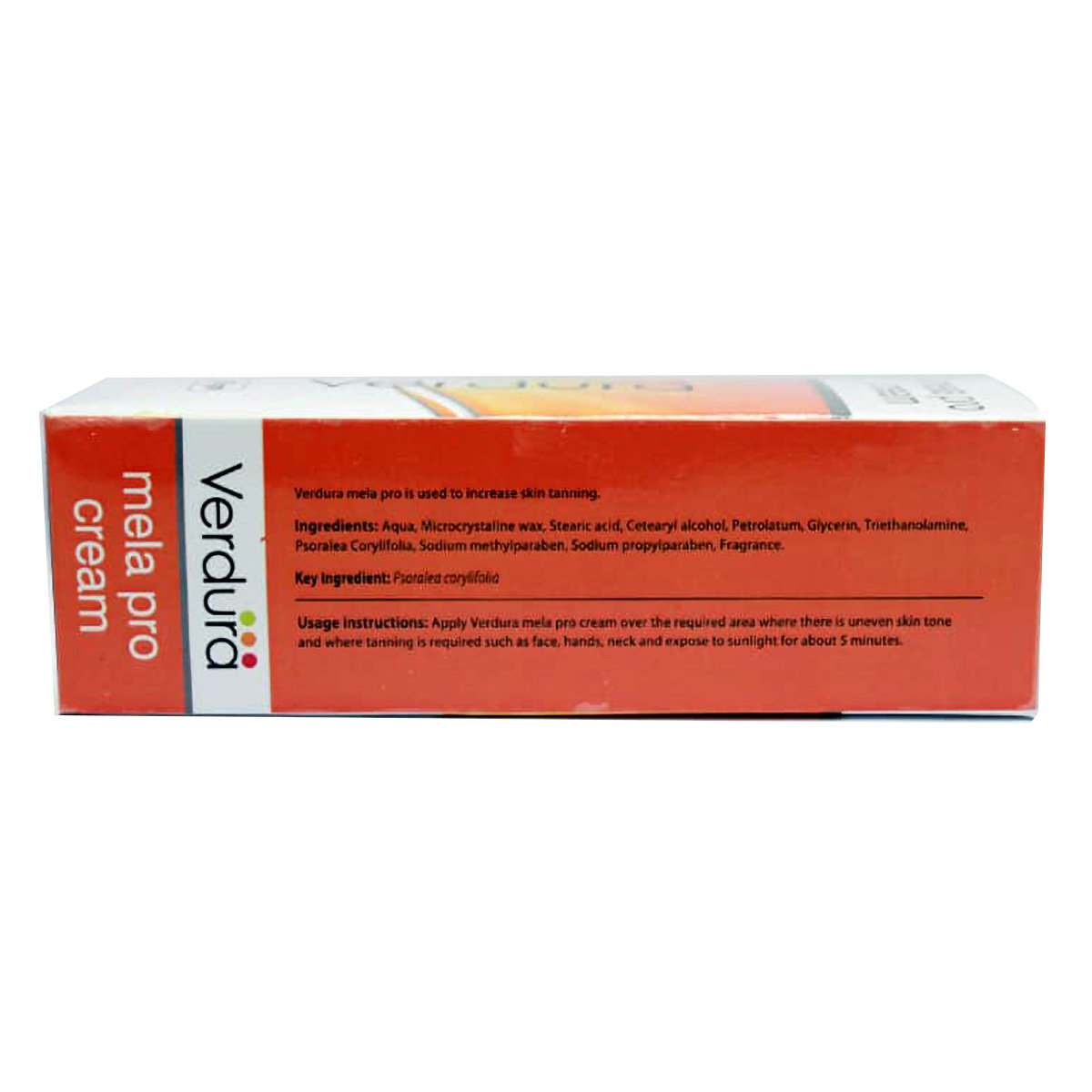 Verdura Mela Pro Cream 35 gm | Psoralea Corylifolia | Increase Skin Tanning | Useful For Vitiligo And Psoriasis, Pack of 1 Verdura Mela Pro Cream 35 gm | Psoralea Corylifolia | Increase Skin Tanning | Useful For Vitiligo And Psoriasis, Pack of 1