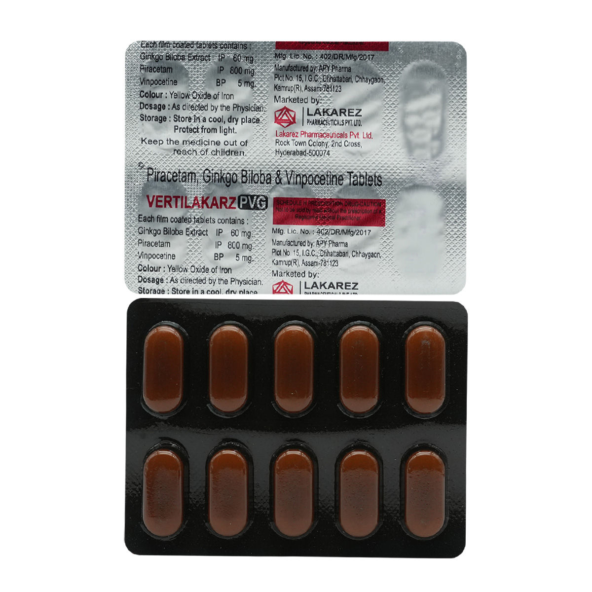 Buy Vertilakarz PVG Tablet 10's Online