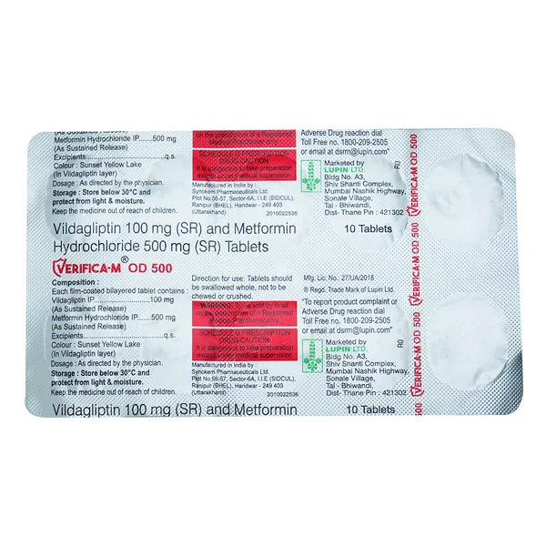 Verifica-M OD 500 Tablet 10's