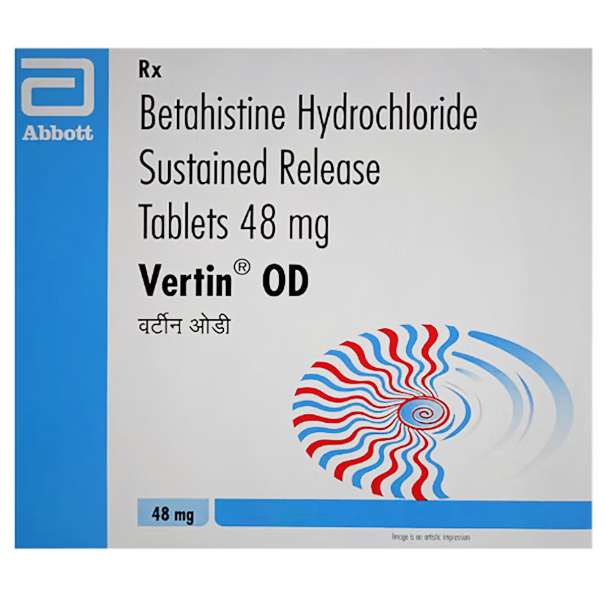 Vertin OD 48 mg Tablet 15's, Pack of 15 TabletS Vertin OD 48 mg Tablet 15's, Pack of 15 TabletS