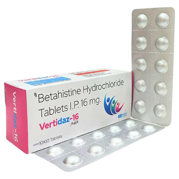 Vertidaz-16 Tablet 10's