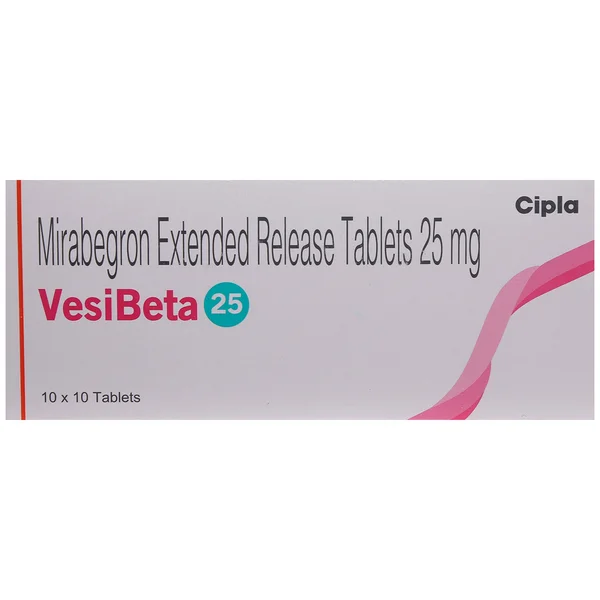 VesiBeta 25 Tablet 10's, Pack of 10 TABLETS