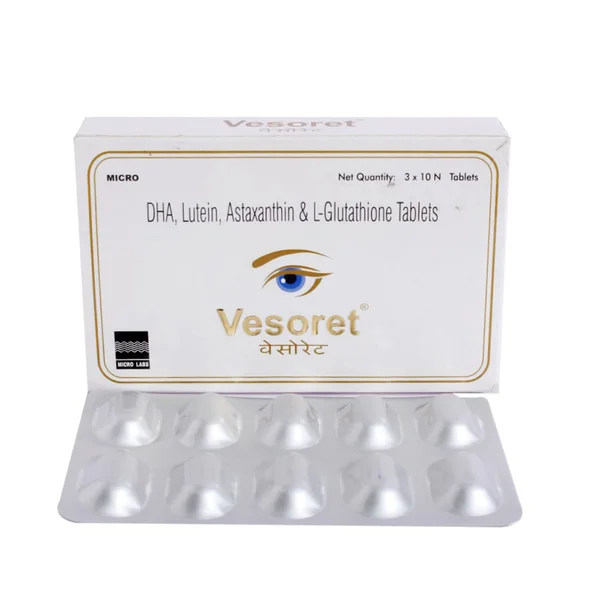 Vesoret Tablets 10's, Pack of 10 TabletS
