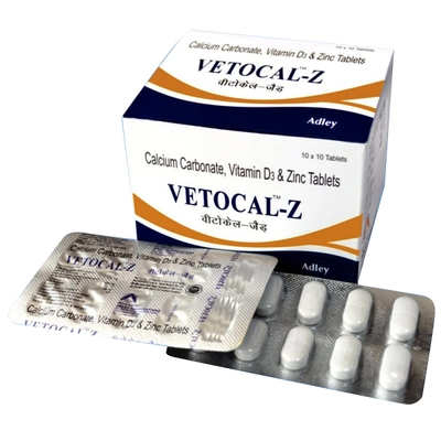 Vetocal Z Tab 10'S, Pack of 10 TABLETS