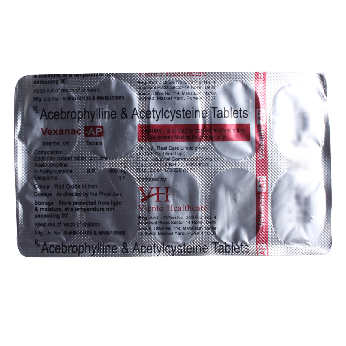 Vexanac-AP Tablet 10's, Pack of 10 TABLETS Vexanac-AP Tablet 10's, Pack of 10 TABLETS