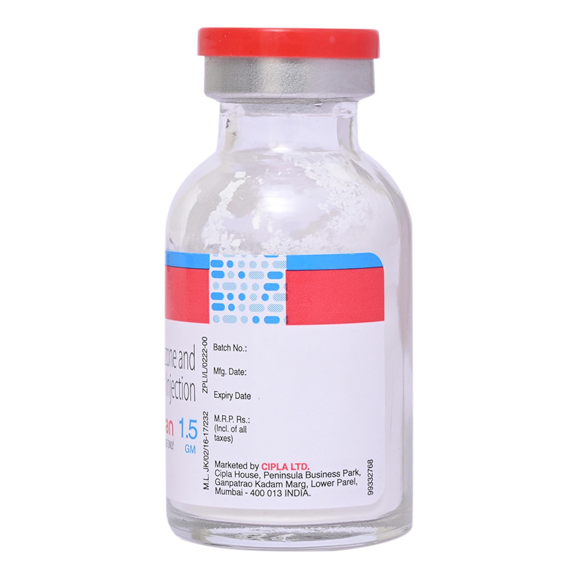 Viatran 1.5 gm Injection 1's, Pack of 1 Injection Viatran 1.5 gm Injection 1's, Pack of 1 Injection