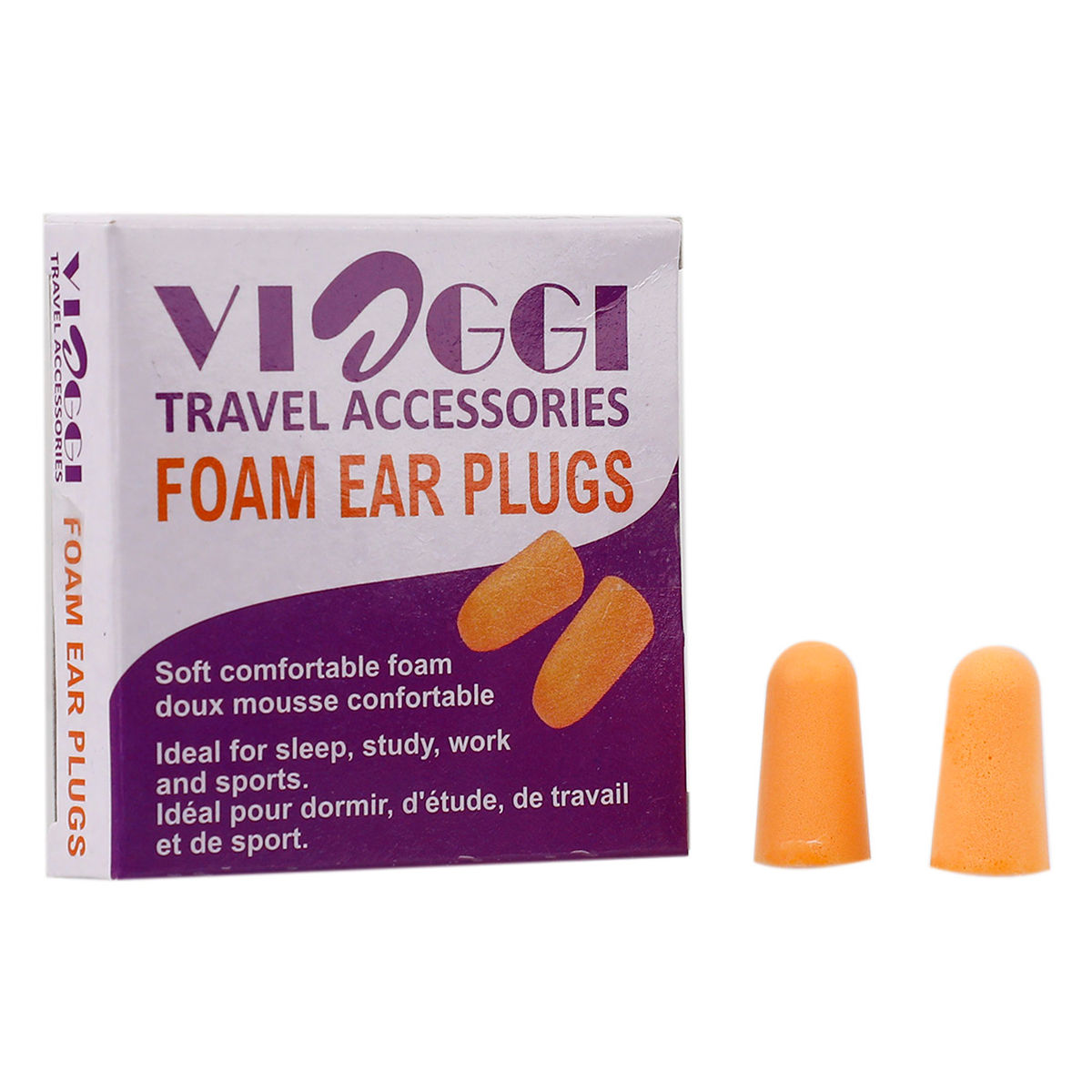 Buy Viaggi Foam Ear Plugs, 2 Pairs Online