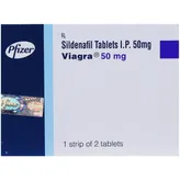 Viagra 50 mg Tablet 2's, Pack of 2 TABLETS