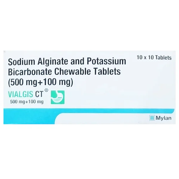 Vialgis CT Chewable Tablet 10's, Pack of 10