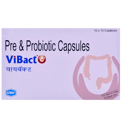 Vibact Capsule 10's, Pack of 10 CAPSULES