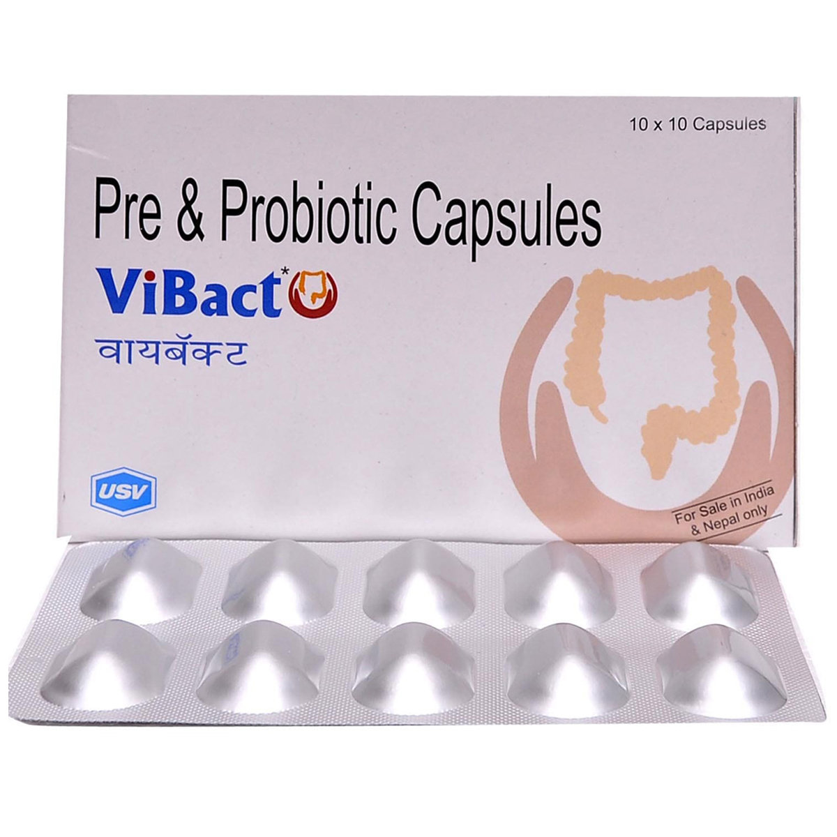 Vibact Capsule 10's, Pack of 10 CAPSULES Vibact Capsule 10's, Pack of 10 CAPSULES