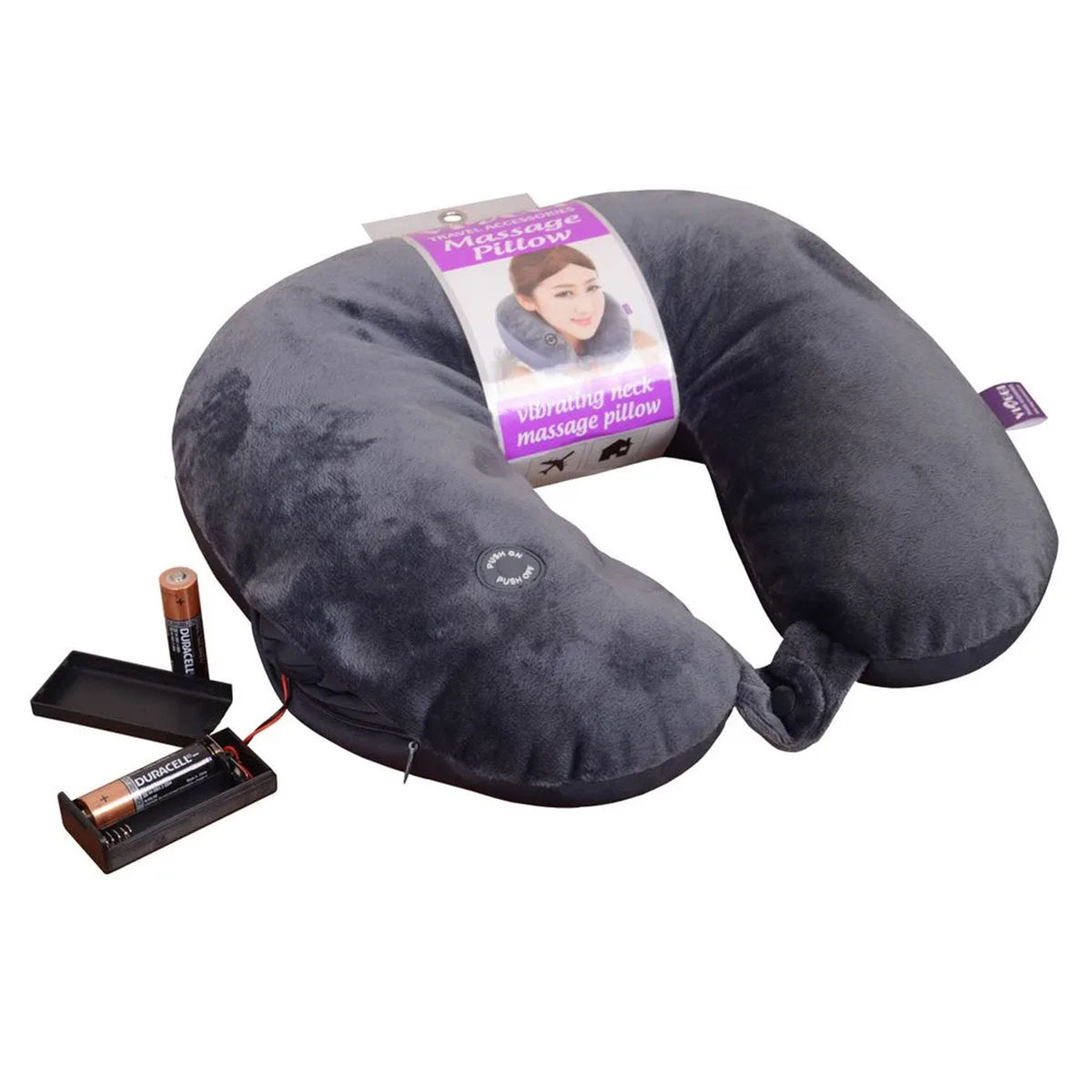 Vibrating Neck Massage Pillow