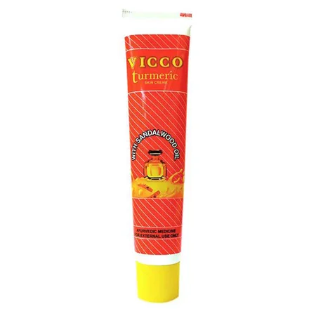Vicco Turmeric Skin Cream 30 gm | With Sandalwood | Ayurvedic Cream | Cure Skin Infections | For Healthy & Clear Skin