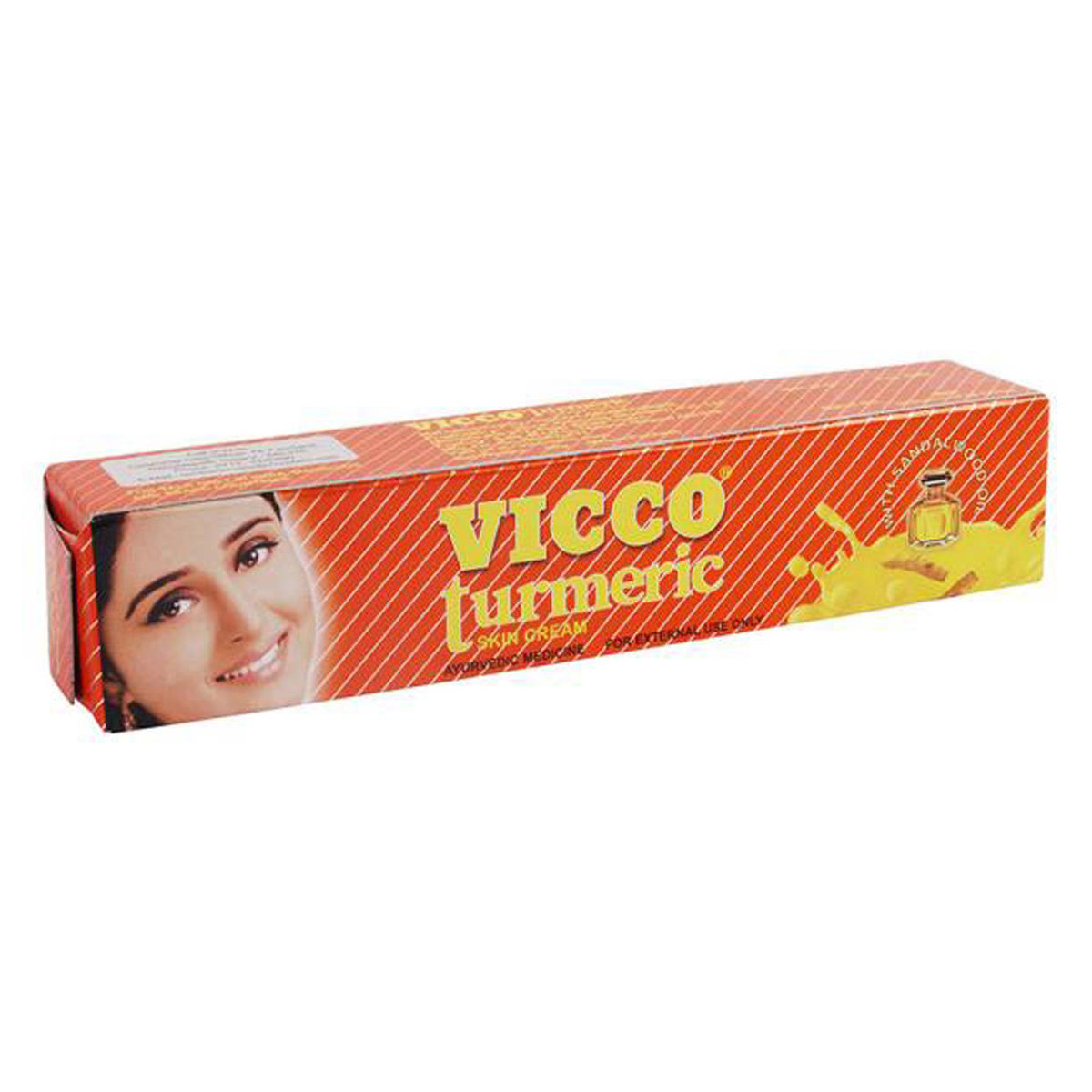 Vicco Turmeric Skin Cream 30 gm | With Sandalwood | Ayurvedic Cream | Cure Skin Infections | For Healthy & Clear Skin, Pack of 1 Vicco Turmeric Skin Cream 30 gm | With Sandalwood | Ayurvedic Cream | Cure Skin Infections | For Healthy & Clear Skin, Pack of 1