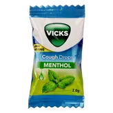 Vicks Cough Drops Menthol Lozenges, 25 count, Pack of 25