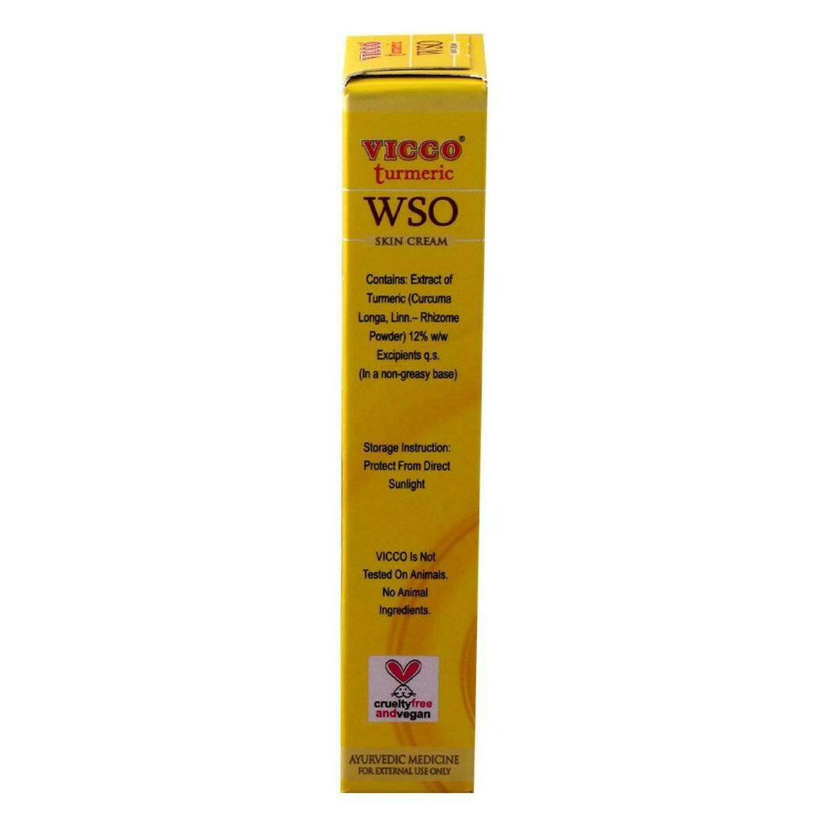 Vicco Turmeric WSO Skin Cream 15 gm | For Skin Infections, Boils, Wounds, Pimple & Acne | Ayurvedic Cream, Pack of 1 Vicco Turmeric WSO Skin Cream 15 gm | For Skin Infections, Boils, Wounds, Pimple & Acne | Ayurvedic Cream, Pack of 1