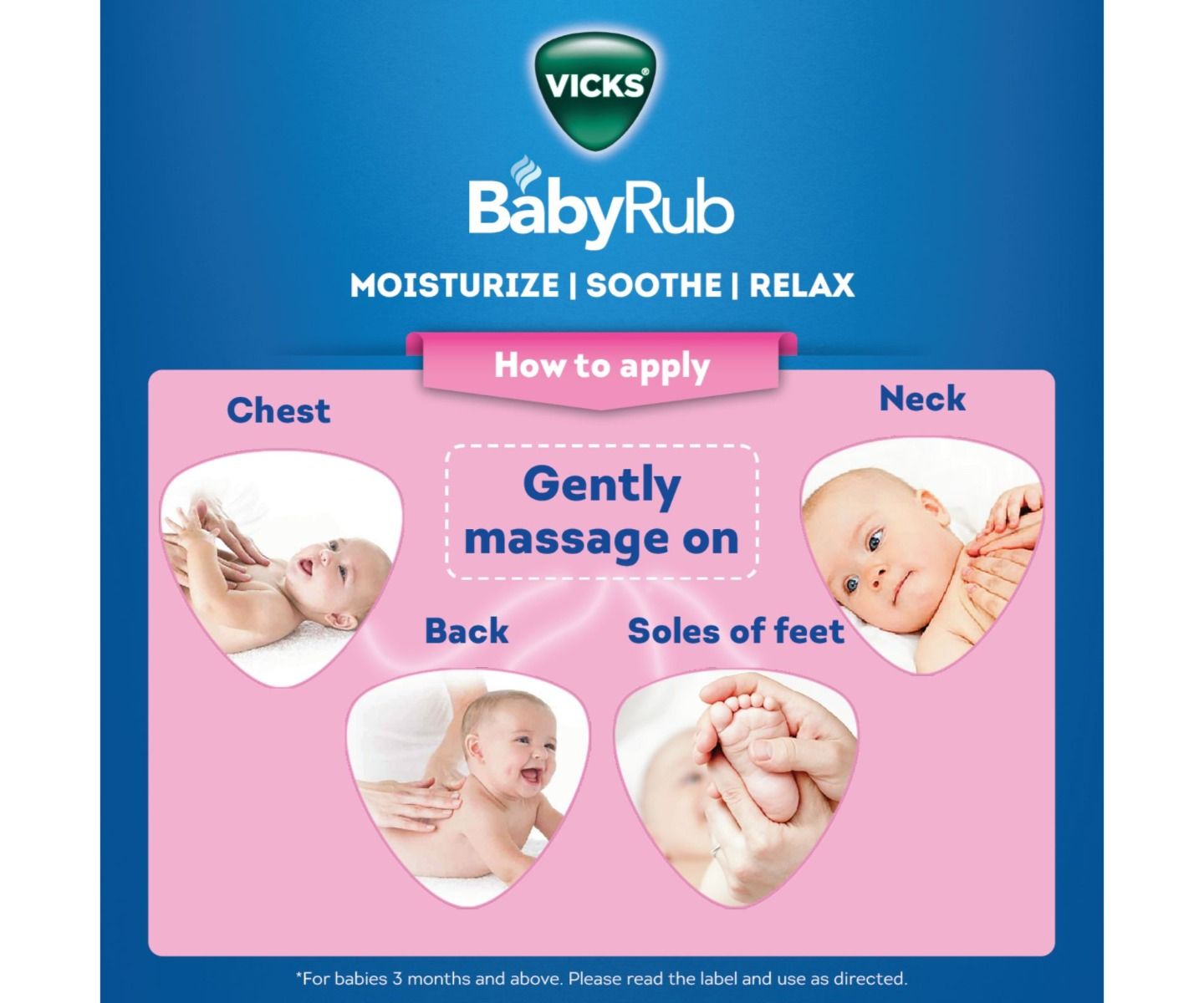 Vicks Baby Rub Balm, 50 ml, Pack of 1 