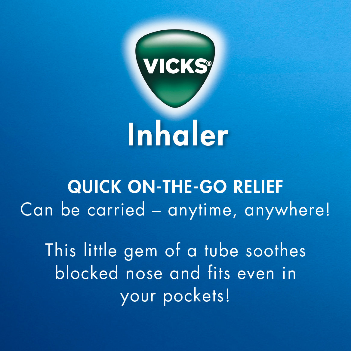 Vicks Inhaler, 2 Count, Pack of 1 Vicks Inhaler, 2 Count, Pack of 1
