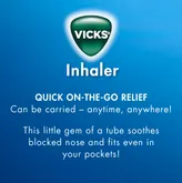 Vicks Inhaler, 2 Count, Pack of 1