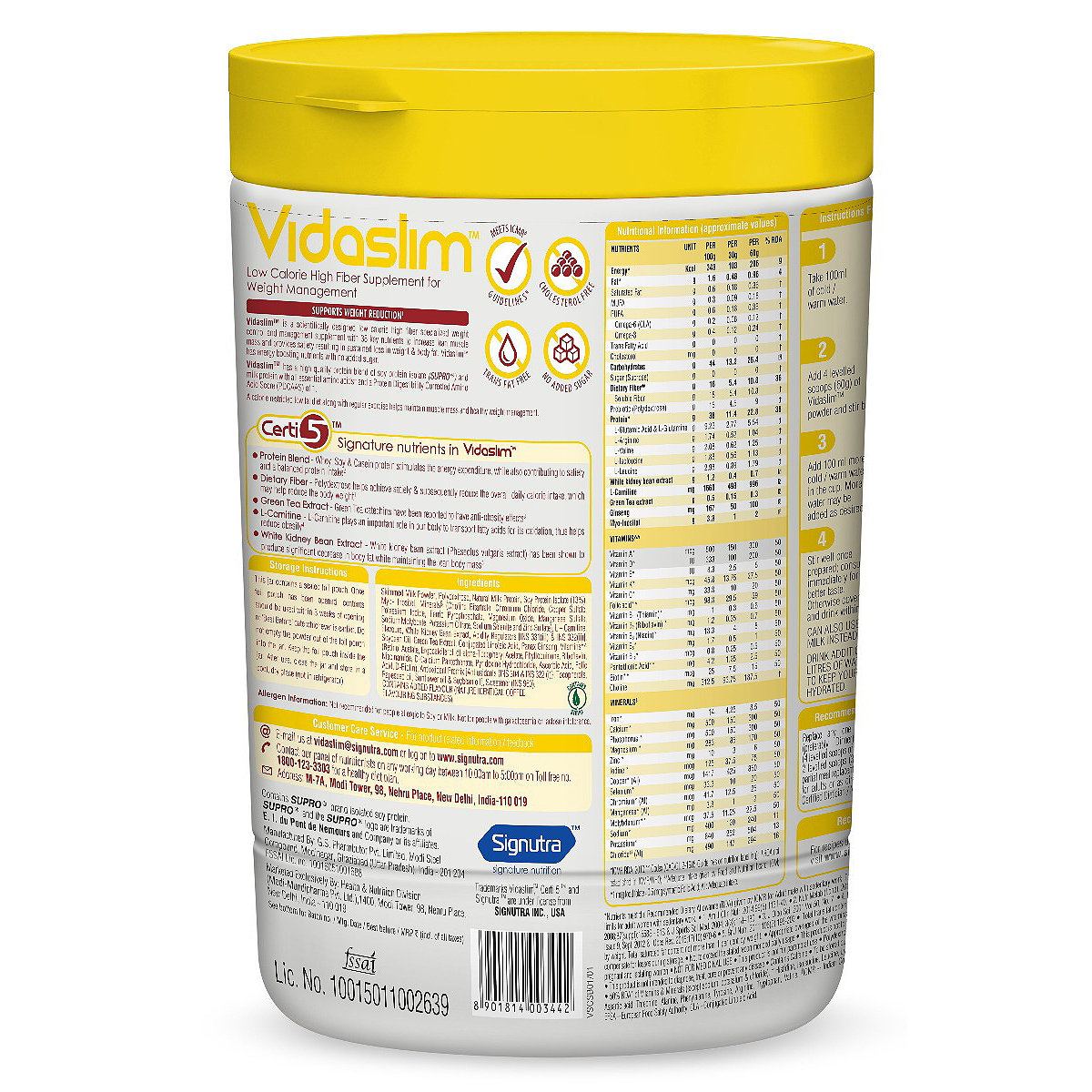 Vidaslim Coffee Powder 400 gm, Pack of 1 Vidaslim Coffee Powder 400 gm, Pack of 1