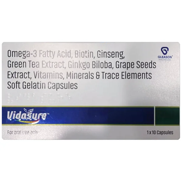 Vidasure Softgel Capsule 10's