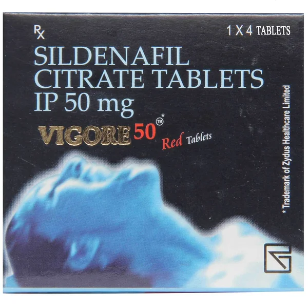 Vigore 50 Red Tablet 4's, Pack of 4 TABLETS