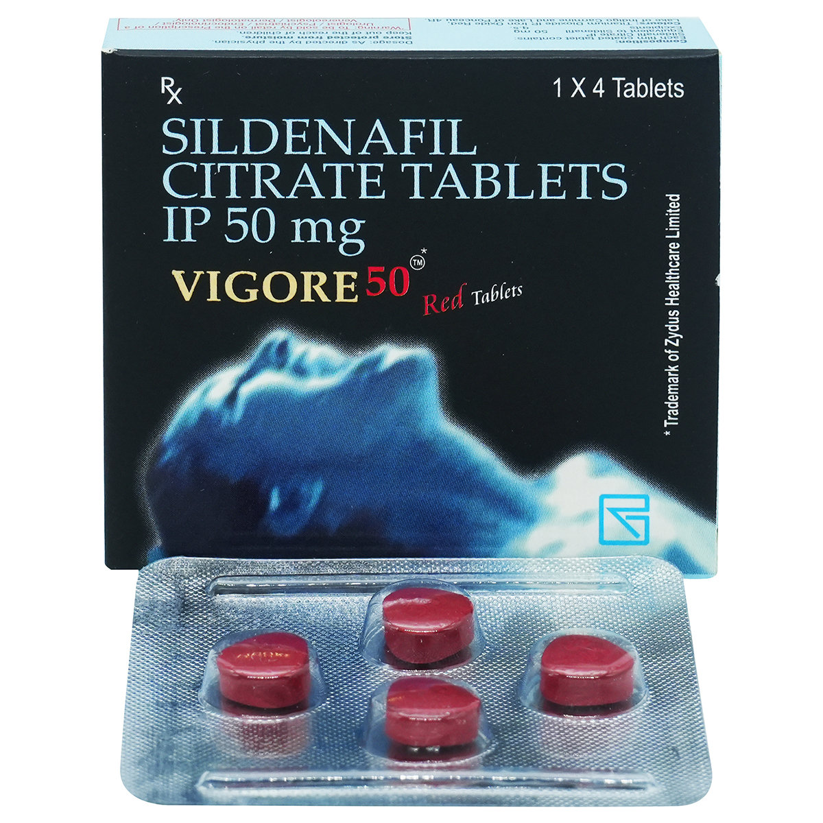Vigore 50 Red Tablet 4's, Pack of 4 TABLETS Vigore 50 Red Tablet 4's, Pack of 4 TABLETS