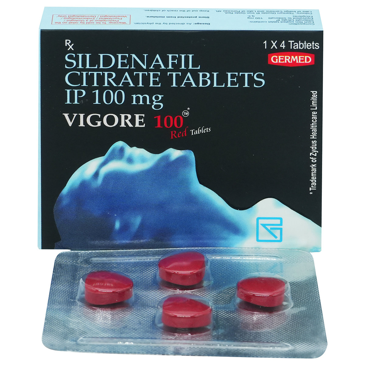 Vigore 100 Red Tablet 4's, Pack of 4 TABLETS Vigore 100 Red Tablet 4's, Pack of 4 TABLETS