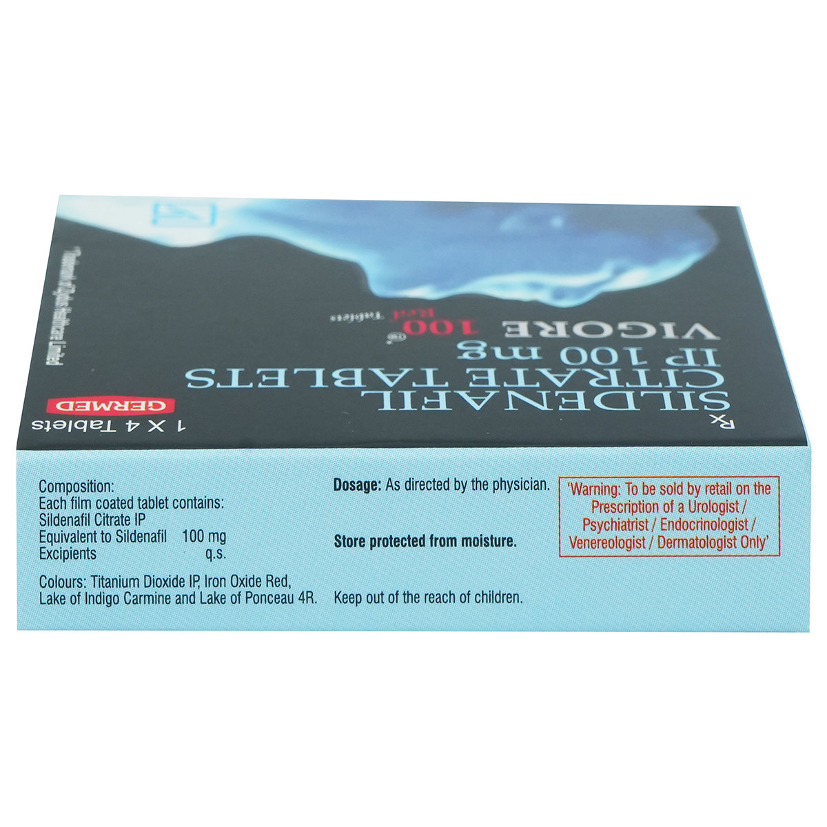 Vigore 100 Red Tablet 4's, Pack of 4 TABLETS Vigore 100 Red Tablet 4's, Pack of 4 TABLETS