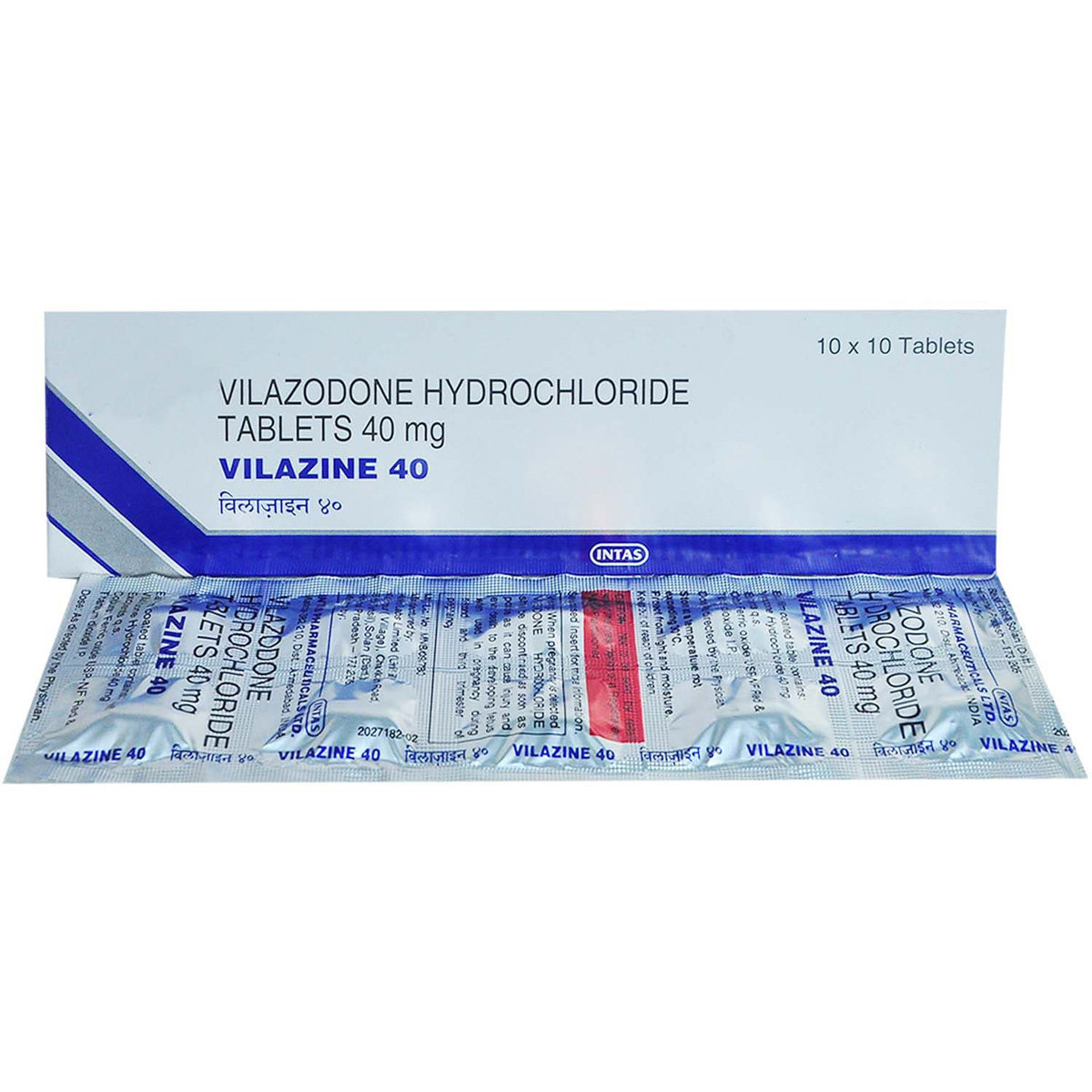 Vilazine 40 Tablet 10's, Pack of 10 TABLETS Vilazine 40 Tablet 10's, Pack of 10 TABLETS