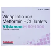 Vildamac M 50/1000 Tablet 15's, Pack of 15 TABLETS