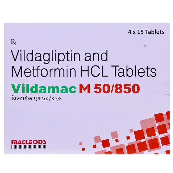 Vildamac M 50/850 Tablet 15's