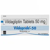 Vildapride-50 Tablet 10's, Pack of 10 TABLETS
